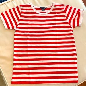 NEW Marimekko classic sailor stripe tee size 6Y (fits 4-6Y) have two